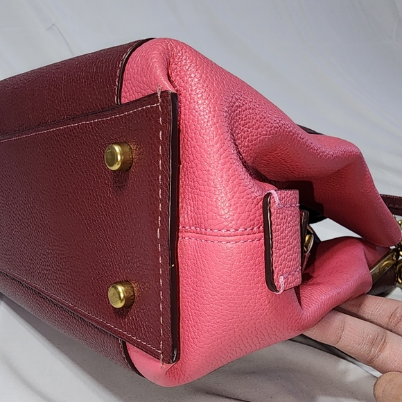 COACH Dalton Colorblock Pink, Raspberry EUC - Picture 9 of 11